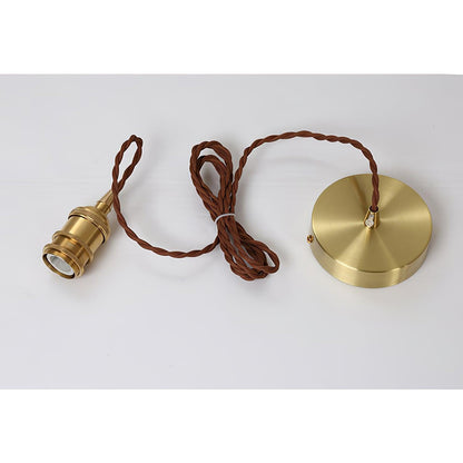 Vintage Brown Glass Ceiling light fitting Pendant Light