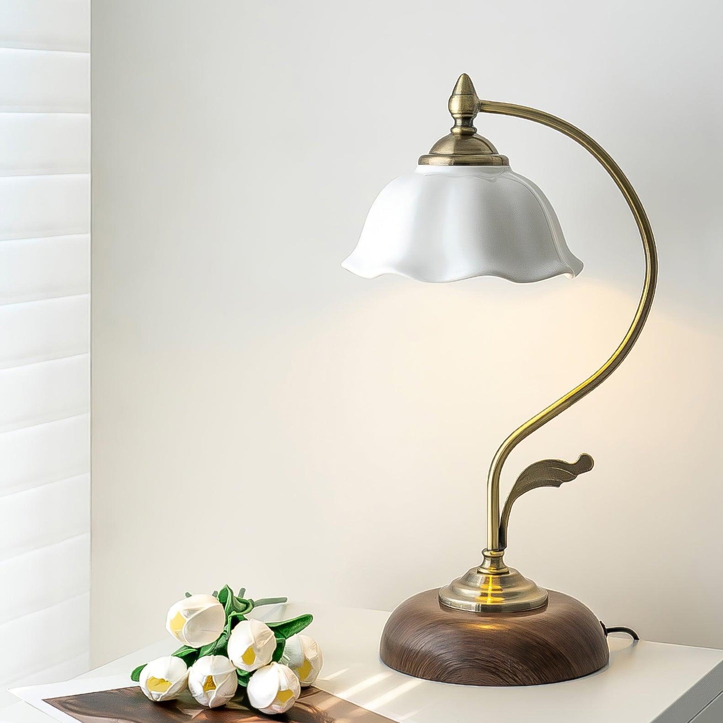 Vintage Laiton Work lamp Table Lamp