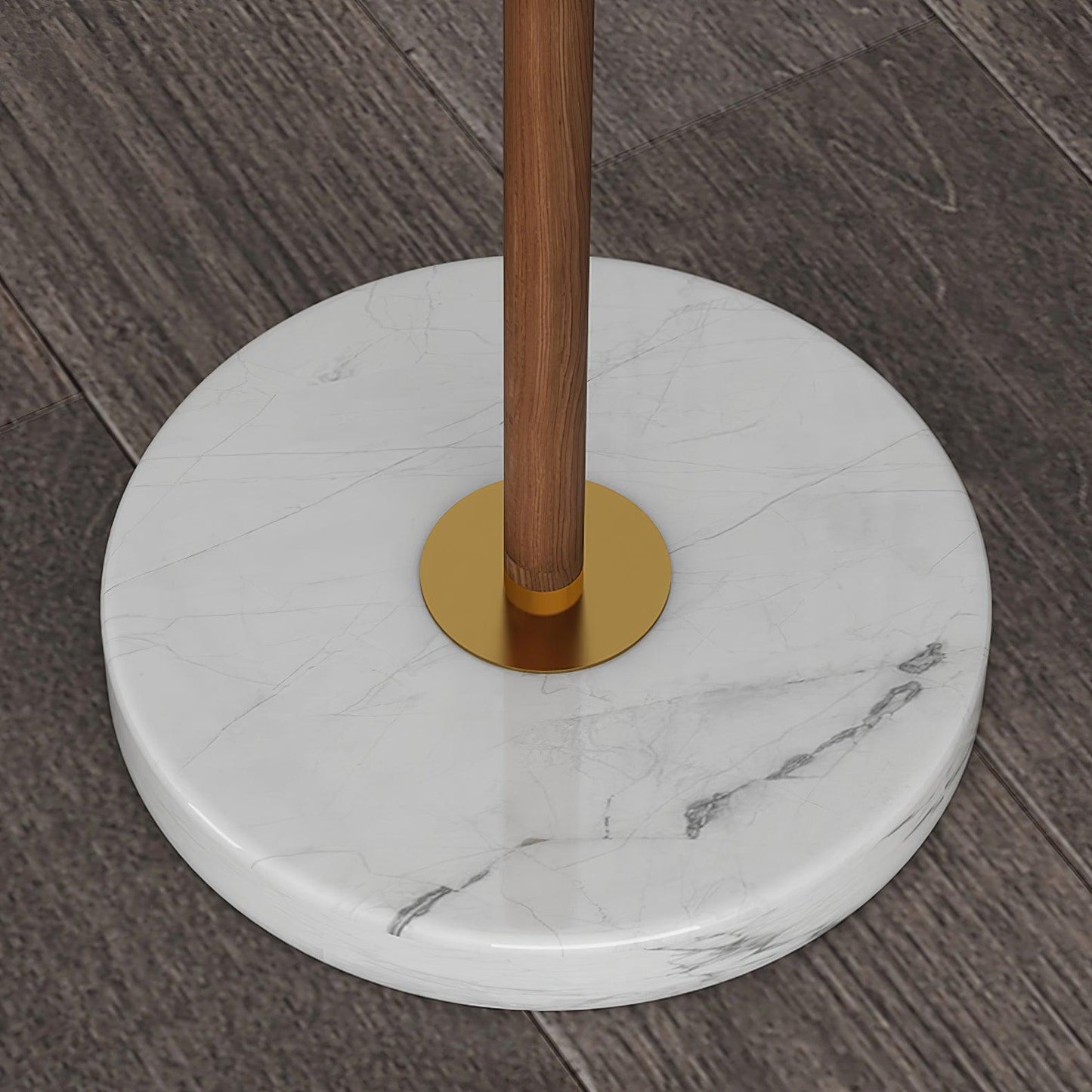 Vintage Pleated Tall Lamp Floor Lamp