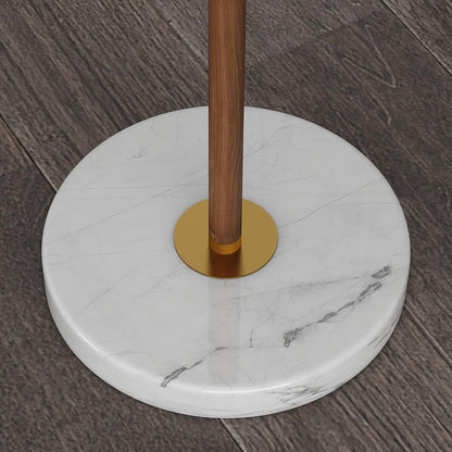 Vintage Pleated Tall Lamp Floor Lamp