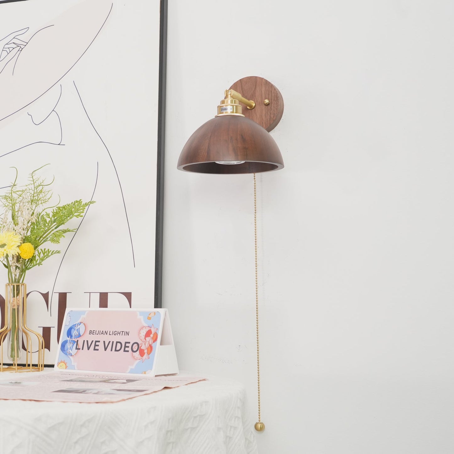 Rhett Pull Wall Lamp