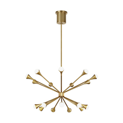 Visual Comfort Modern Collection Sean Lavin Lody 31 Inch 18 Light Led Chandelier Cp376146