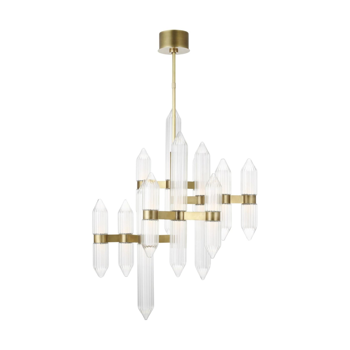 Visual Comfort Modern Collection Avroko Langston 31 Inch 12 Light Led Chandelier Cp735407