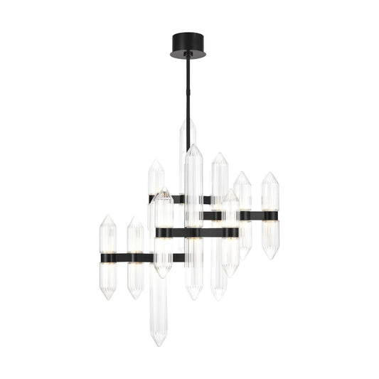 Visual Comfort Modern Collection Avroko Langston 31 Inch 12 Light Led Chandelier Cp735407