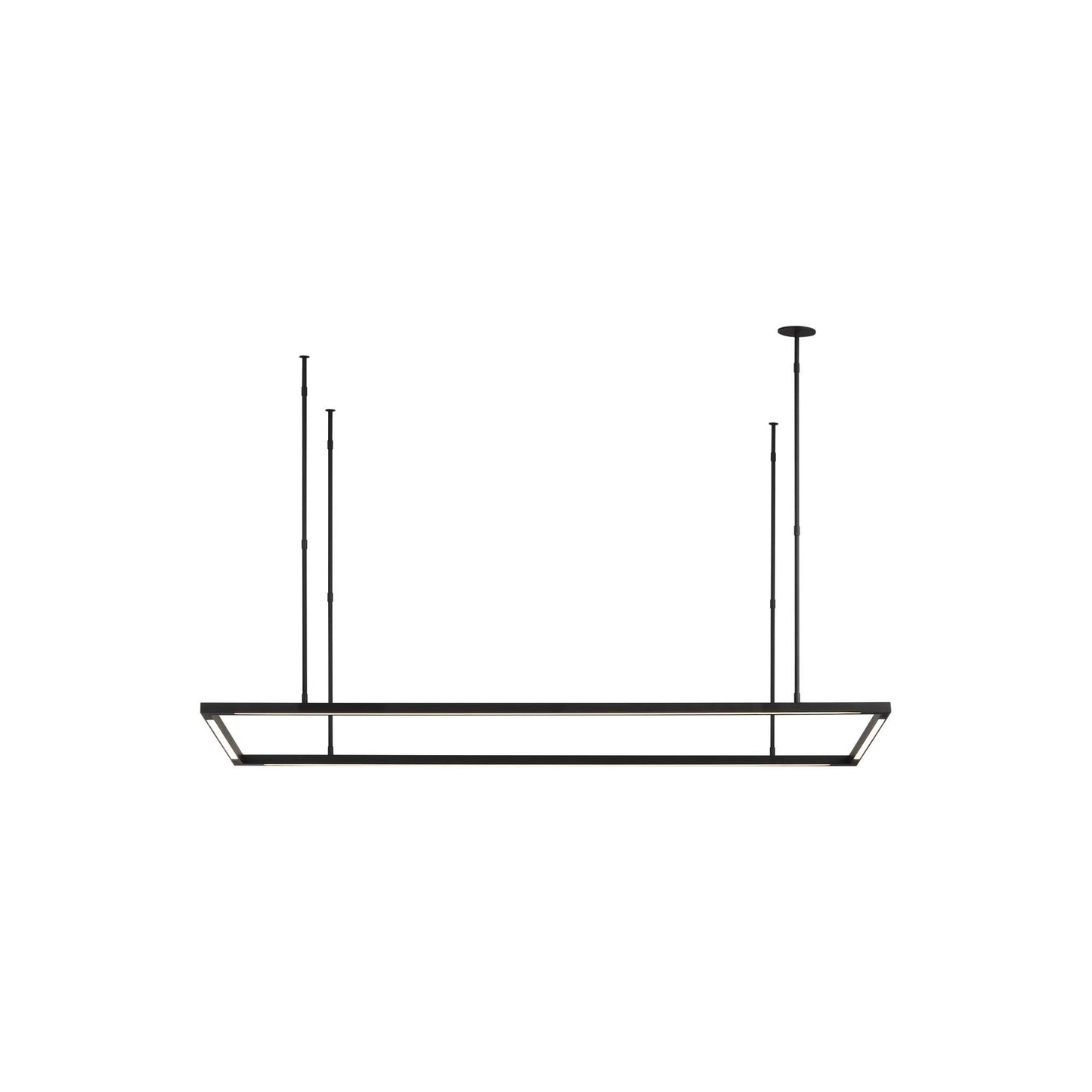 Visual Comfort Modern Collection Mick De Giulio Stagger 50 Inch Led Linear Suspension Light Cp735398