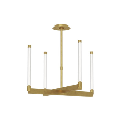 Visual Comfort Modern Collection Kelly Wearstler Phobos 24 Inch 4 Light Led Chandelier Cp735390