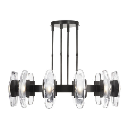 Visual Comfort Modern Collection Avroko Wythe 47 Inch 12 Light Led Chandelier Cp735389