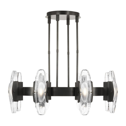 Visual Comfort Modern Collection Avroko Wythe 39 Inch 8 Light Led Chandelier Cp735388