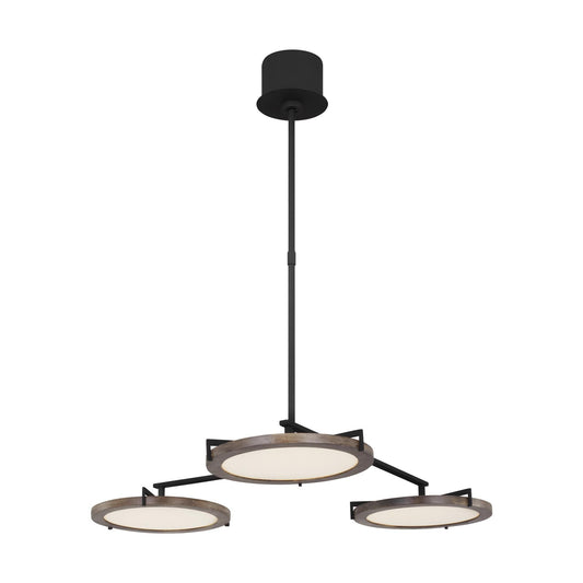 Visual Comfort Modern Collection Clodagh Shuffle 29 Inch 3 Light Led Chandelier Cp783922