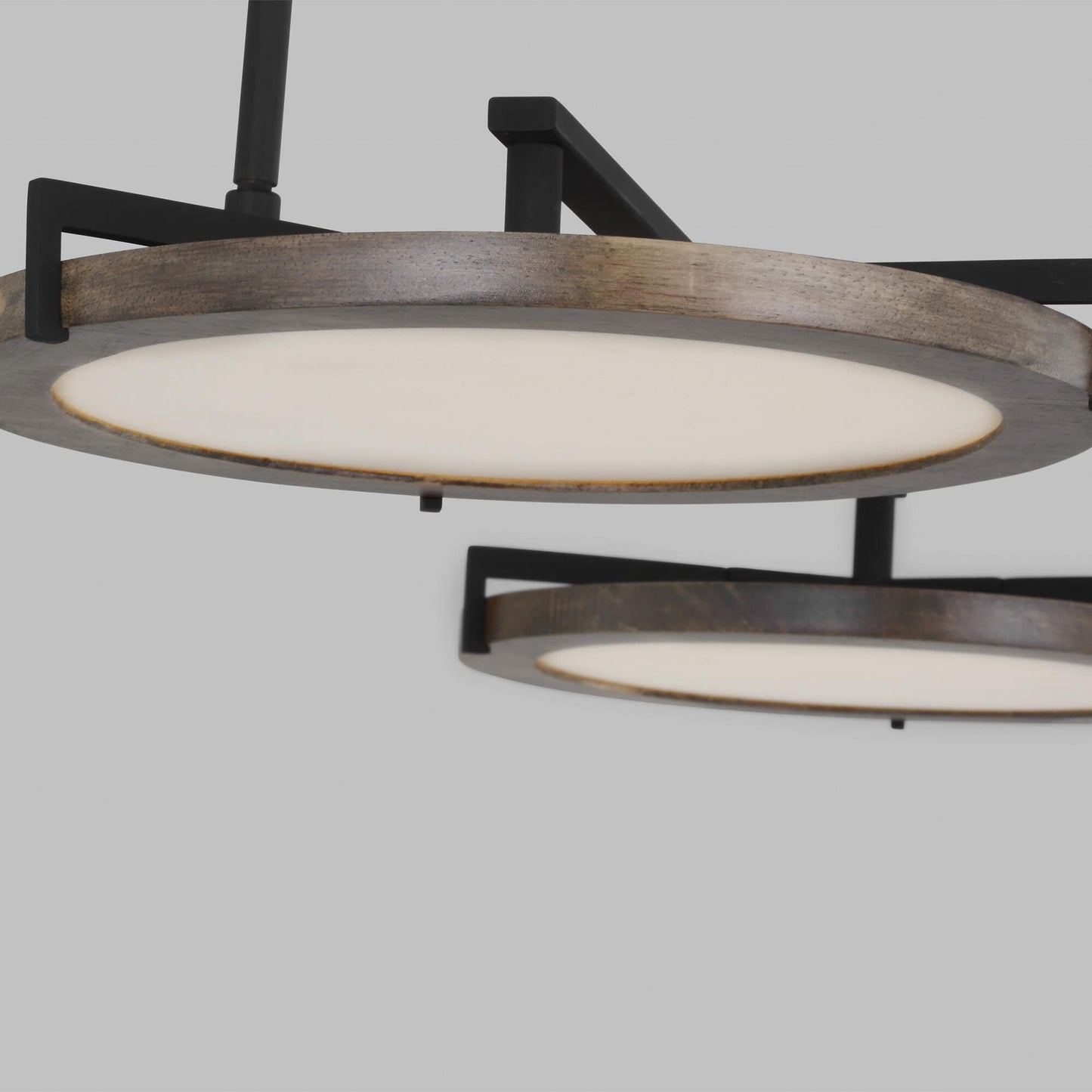 Visual Comfort Modern Collection Clodagh Shuffle 29 Inch 3 Light Led Chandelier Cp783922