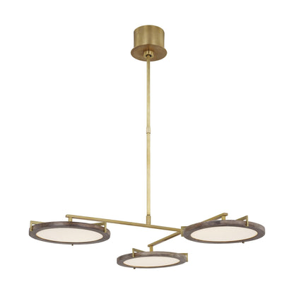 Visual Comfort Modern Collection Clodagh Shuffle 29 Inch 3 Light Led Chandelier Cp783922