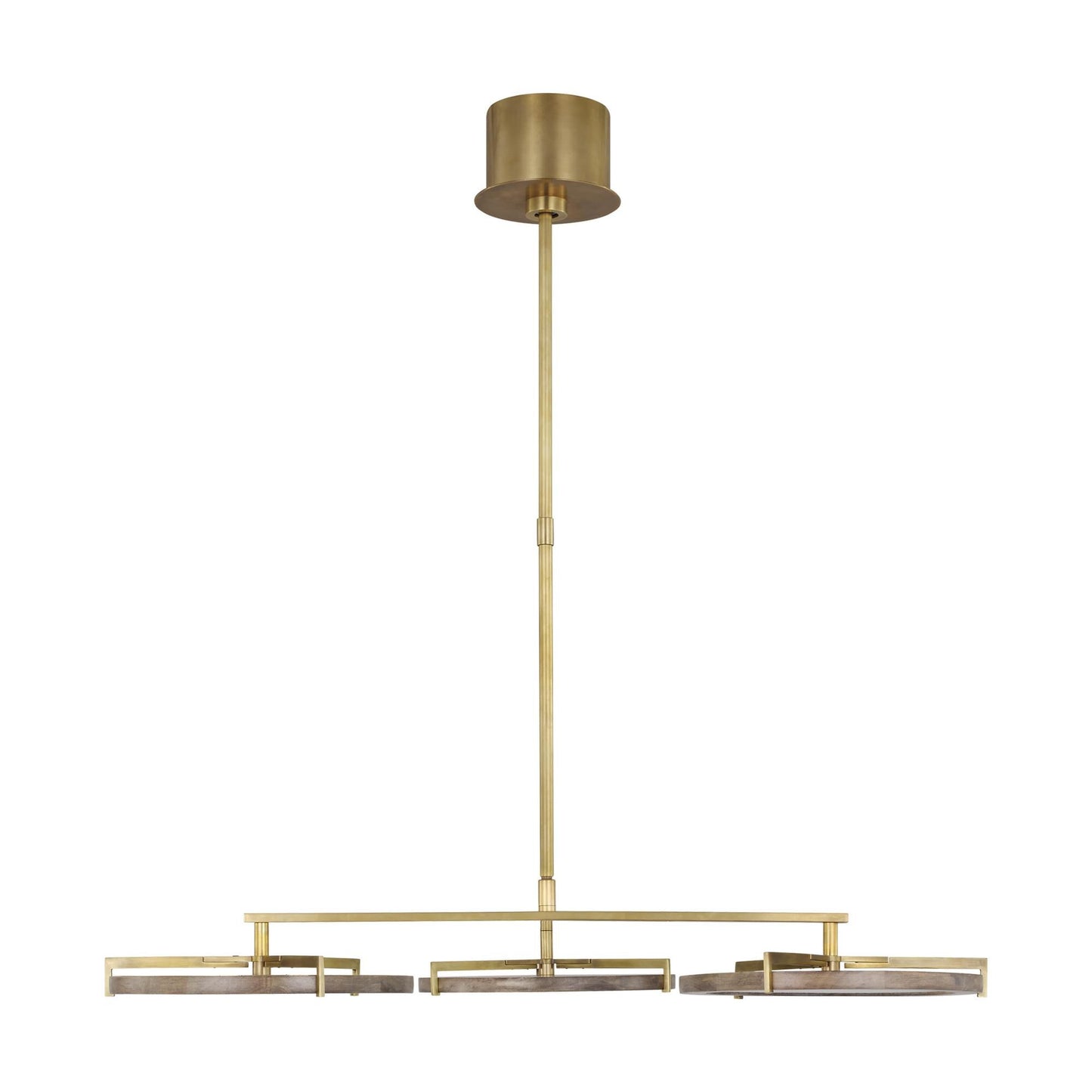 Visual Comfort Modern Collection Clodagh Shuffle 29 Inch 3 Light Led Chandelier Cp783922