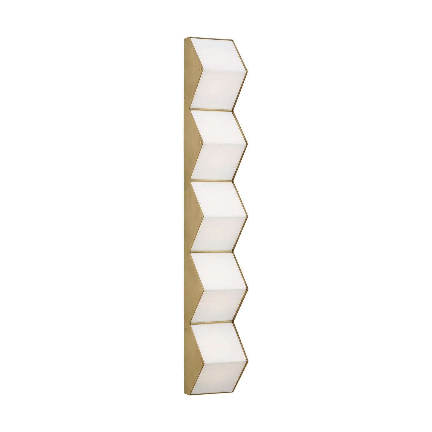 Visual Comfort Modern Collection Clodagh Zig Zag 30 Inch Led Wall Sconce Cp784020