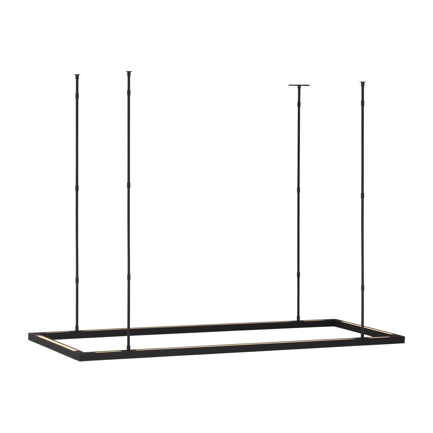 Visual Comfort Modern Collection Mick De Giulio Stagger 49 Inch Led Linear Suspension Light Cp783943