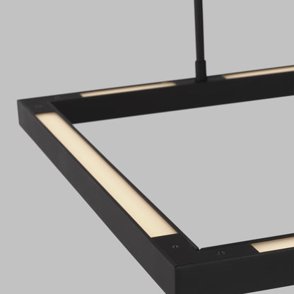 Visual Comfort Modern Collection Mick De Giulio Stagger 49 Inch Led Linear Suspension Light Cp783943