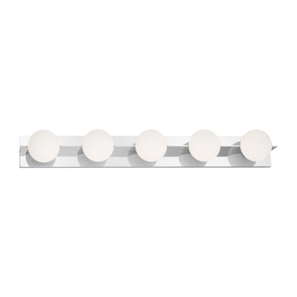 Visual Comfort Modern Collection Sean Lavin Orbel 40 Inch 5 Light Led Bath Vanity Light Cp783913