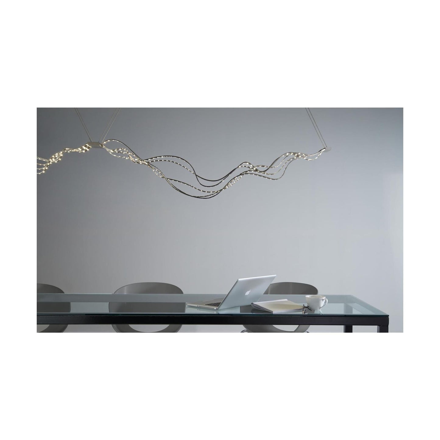 Visual Comfort Modern Collection Surge 54 Inch Led Linear Suspension Light Cp95844