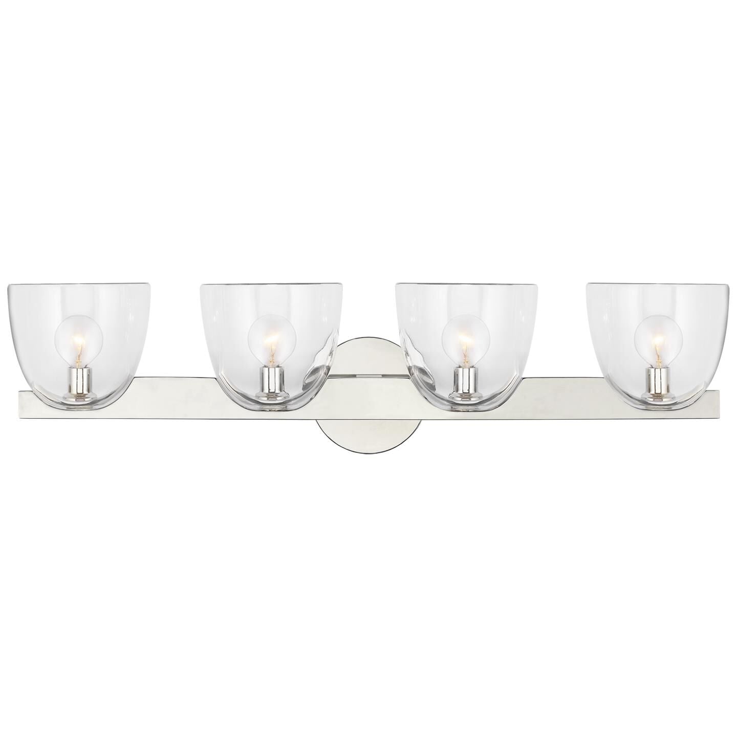 Visual Comfort Signature Collection Aerin Carola 30 Inch Led Wall Sconce Clearance Cp733570Ob