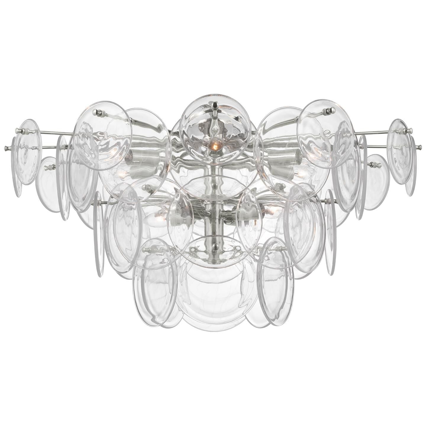 Visual Comfort Signature Collection Aerin Loire 34 Inch 10 Light Led Flush Mount Cp793802