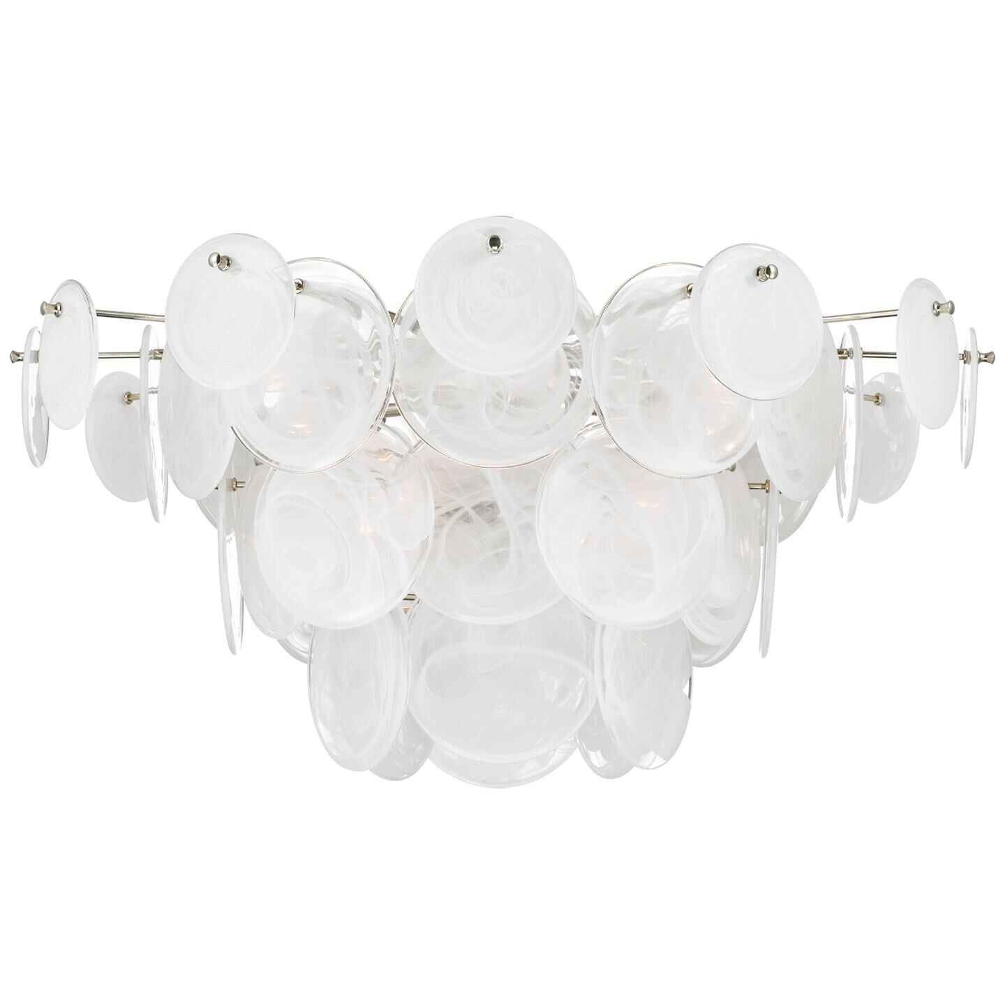 Visual Comfort Signature Collection Aerin Loire 34 Inch 10 Light Led Flush Mount Cp793802