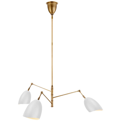 Visual Comfort Signature Collection Aerin Sommerard 50 Inch 3 Light Chandelier Cp125122