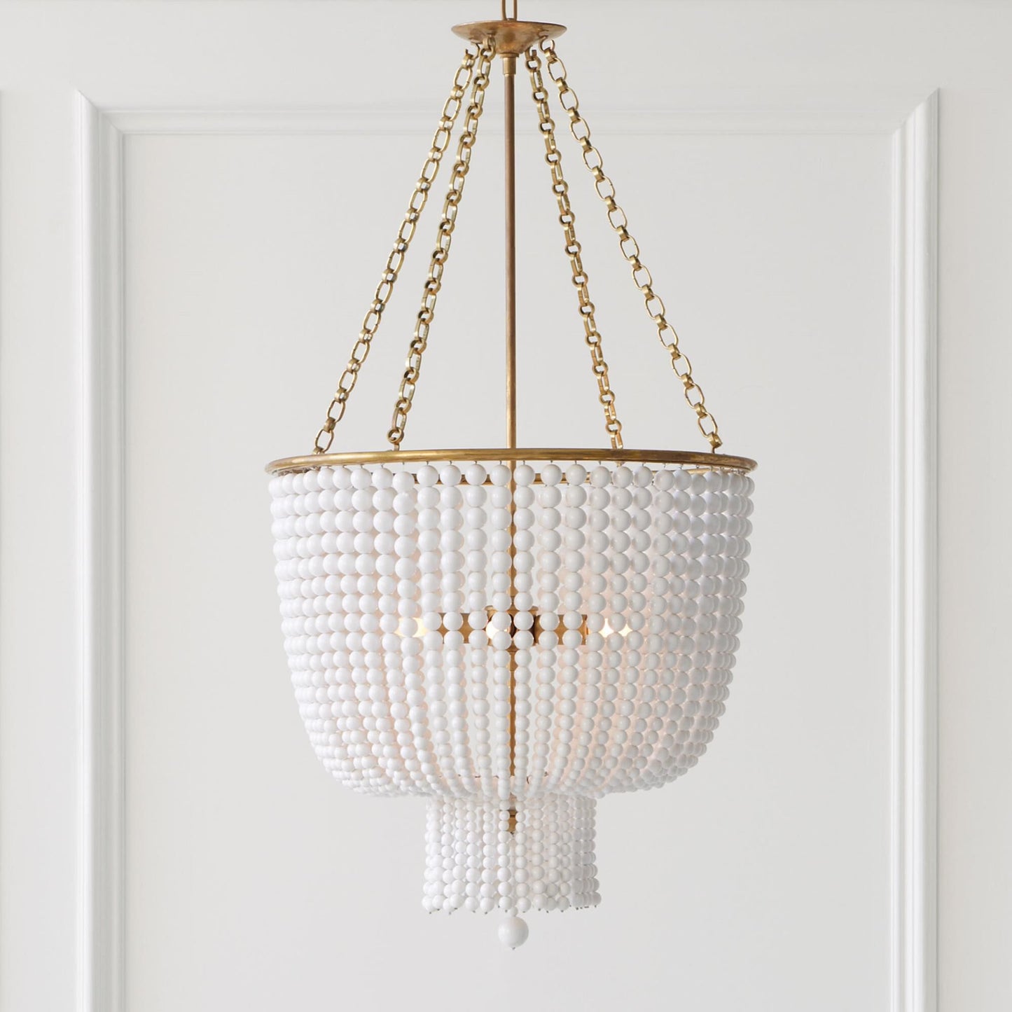 Visual Comfort Signature Collection Aerin Jacqueline 19 Inch 4 Light Mini Chandelier Cp125134