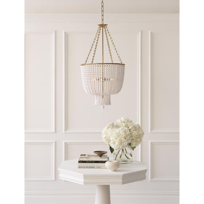 Visual Comfort Signature Collection Aerin Jacqueline 19 Inch 4 Light Mini Chandelier Cp125134