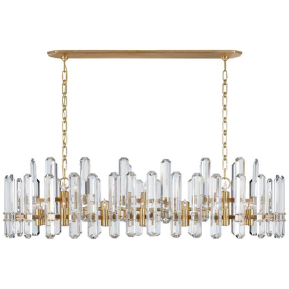 Visual Comfort Signature Collection Aerin Bonnington 55 Inch 24 Light Linear Suspension Light Cp260794