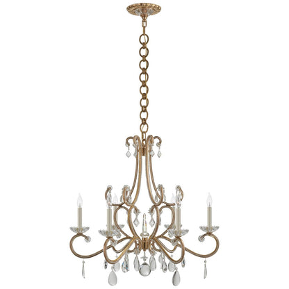 Visual Comfort Signature Collection Aerin Montmartre 30 Inch 6 Light Chandelier Cp125152