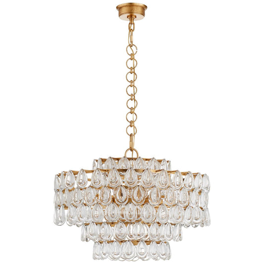 Visual Comfort Signature Collection Aerin Liscia 25 Inch 12 Light Chandelier Cp125160