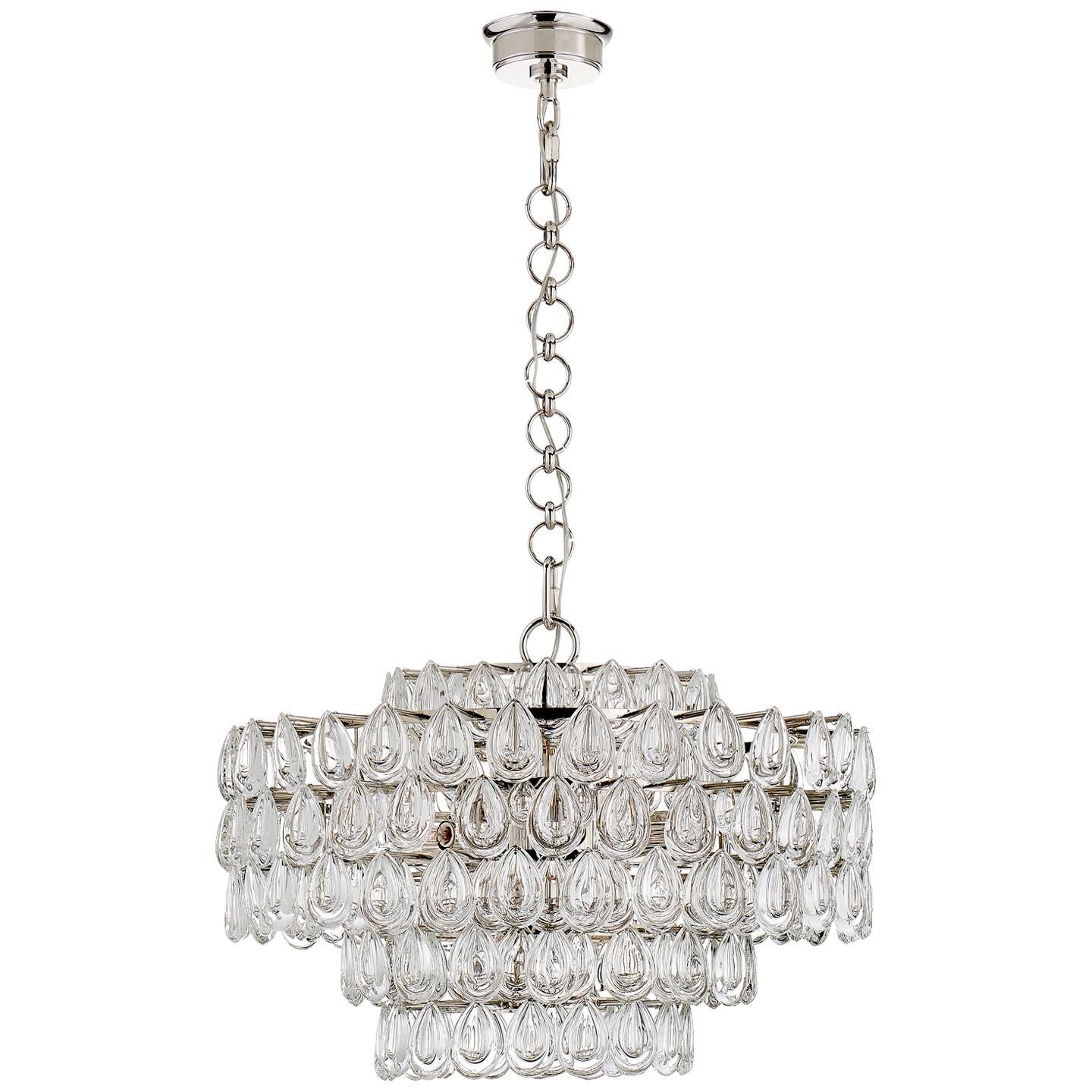 Visual Comfort Signature Collection Aerin Liscia 25 Inch 12 Light Chandelier Cp125160