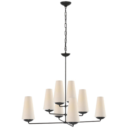 Visual Comfort Signature Collection Aerin Fontaine 39 Inch 8 Light Chandelier Cp125166