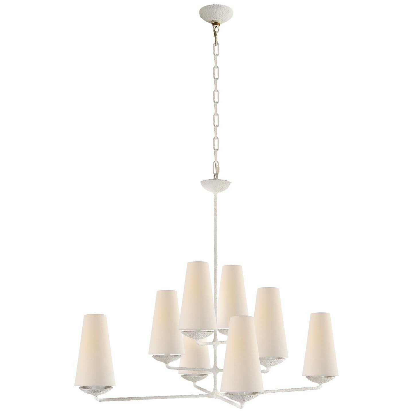 Visual Comfort Signature Collection Aerin Fontaine 39 Inch 8 Light Chandelier Cp125166