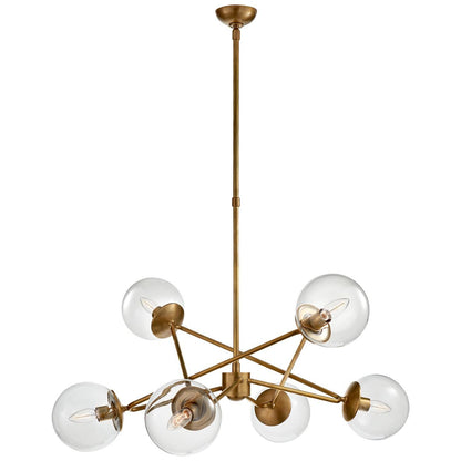 Visual Comfort Signature Collection Aerin Turenne 33 Inch 6 Light Chandelier Cp125172