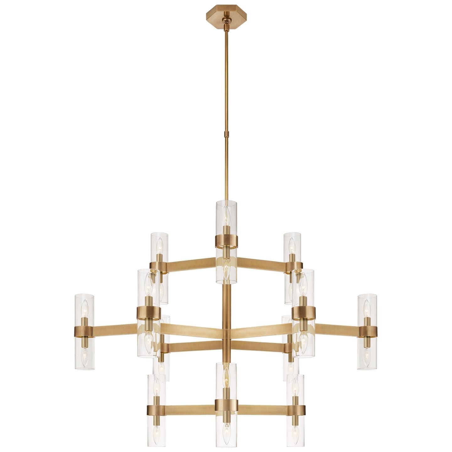 Visual Comfort Signature Collection Aerin Margita 44 Inch 24 Light Chandelier Cp260796