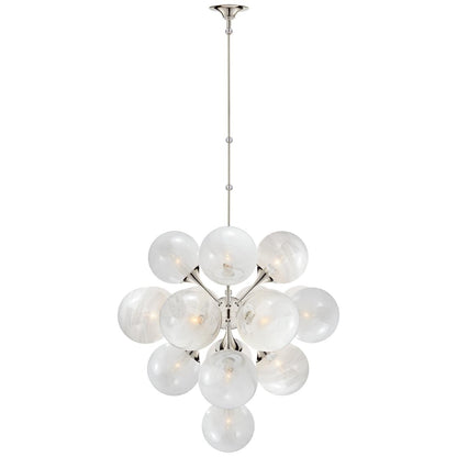 Visual Comfort Signature Collection Aerin Cristol 33 Inch 17 Light Chandelier Cp125182