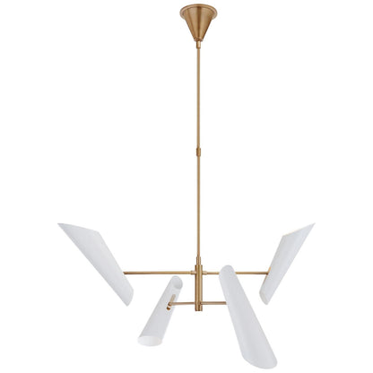 Visual Comfort Signature Collection Aerin Franca 48 Inch 4 Light Led Chandelier Cp428823