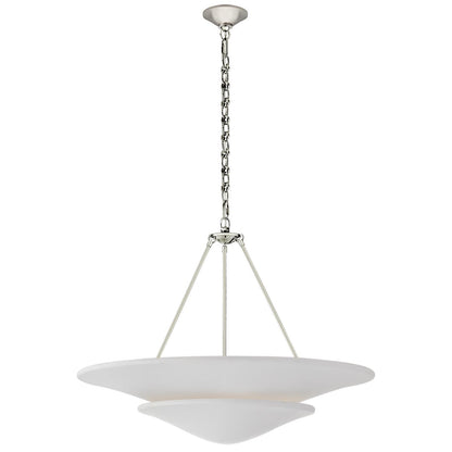 Visual Comfort Signature Collection Aerin Mollino 32 Inch 6 Light Chandelier Cp428828