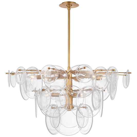 Visual Comfort Signature Collection Aerin Loire 37 Inch 9 Light Chandelier Cp375948