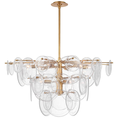 Visual Comfort Signature Collection Aerin Loire 37 Inch 9 Light Chandelier Cp375948