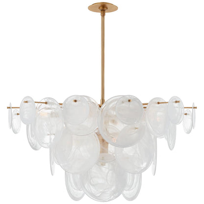 Visual Comfort Signature Collection Aerin Loire 37 Inch 9 Light Chandelier Cp375948