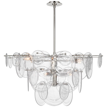 Visual Comfort Signature Collection Aerin Loire 37 Inch 9 Light Chandelier Cp375948