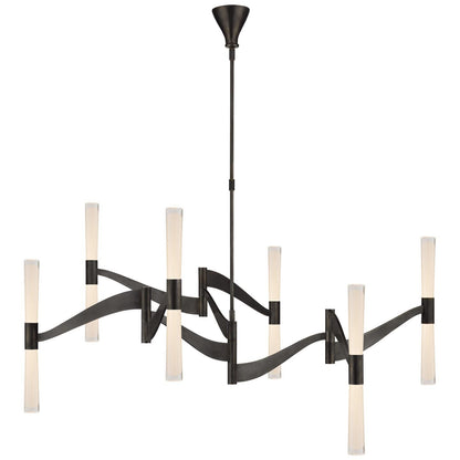 Visual Comfort Signature Collection Aerin Brenta 54 Inch Led Chandelier Cp428834