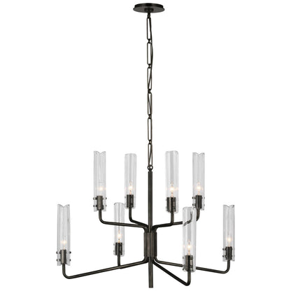 Visual Comfort Signature Collection Aerin Casoria 32 Inch 8 Light Led Chandelier Cp733585