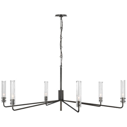 Visual Comfort Signature Collection Aerin Casoria 56 Inch 6 Light Led Chandelier Cp785738