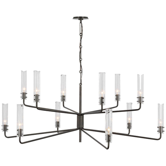 Visual Comfort Signature Collection Aerin Casoria 56 Inch 12 Light Led Chandelier Cp785739