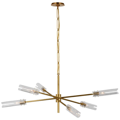 Visual Comfort Signature Collection Aerin Casoria 45 Inch 6 Light Led Chandelier Cp739562