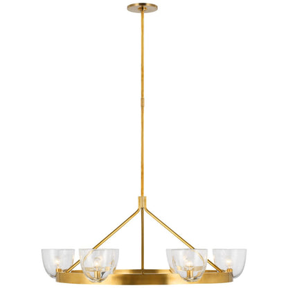 Visual Comfort Signature Collection Aerin Carola 36 Inch 6 Light Led Chandelier Cp733587