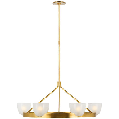 Visual Comfort Signature Collection Aerin Carola 36 Inch 6 Light Led Chandelier Cp733587