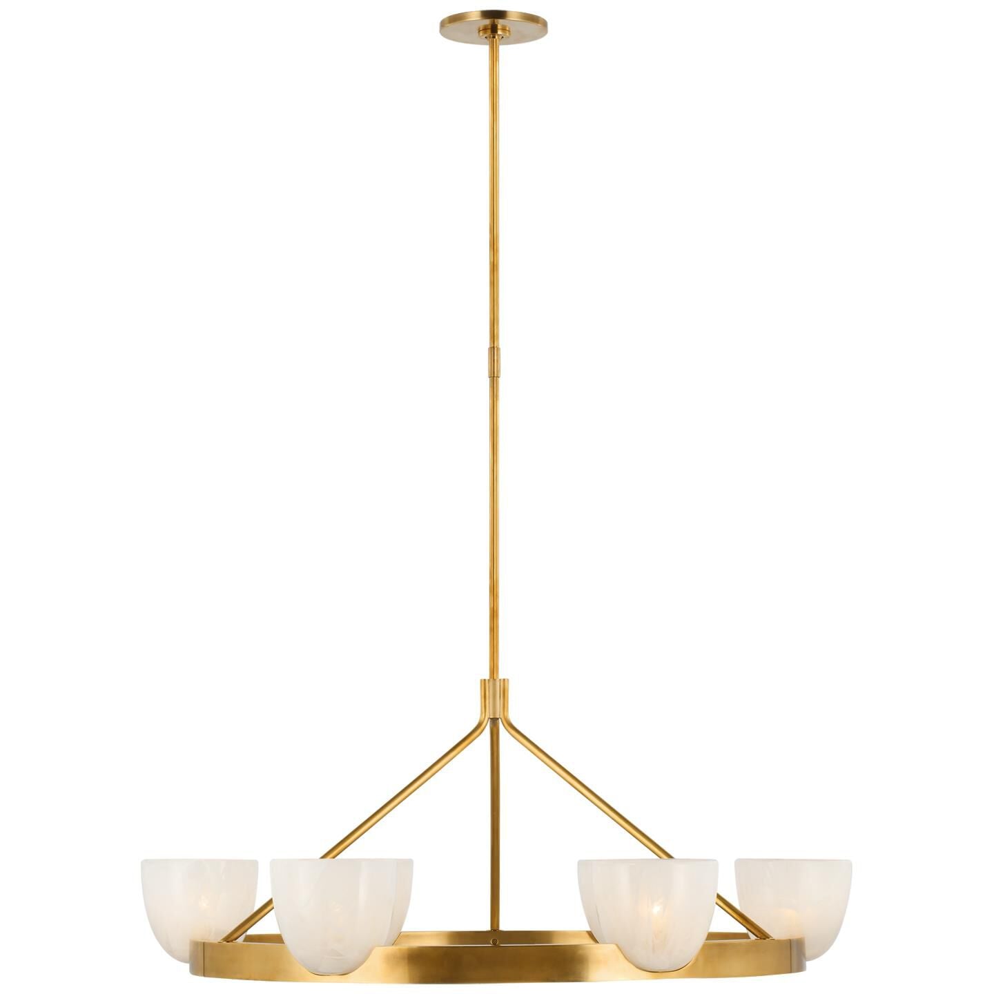 Visual Comfort Signature Collection Aerin Carola 36 Inch 6 Light Led Chandelier Cp733587